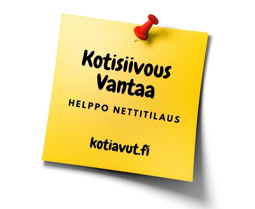 Tilaa siivous Vantaa helposti netissä